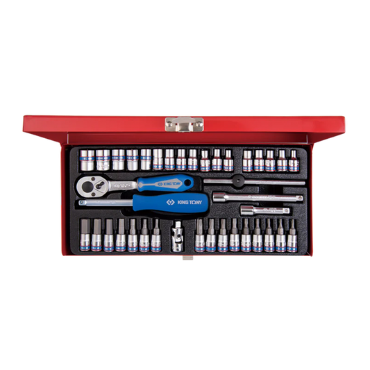 39-Piece 6-Bit 1/4" Socket Set