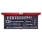 22-Piece 12-Bit 3/8" Socket Set