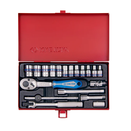 19-Piece 4-13mm 1/4" Socket Set