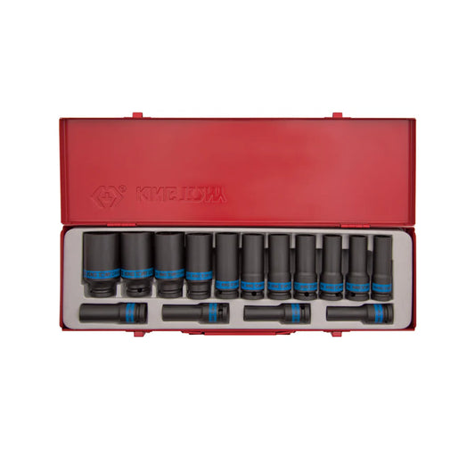 15-Piece 6-Bit 1/2" Impact Socket Set