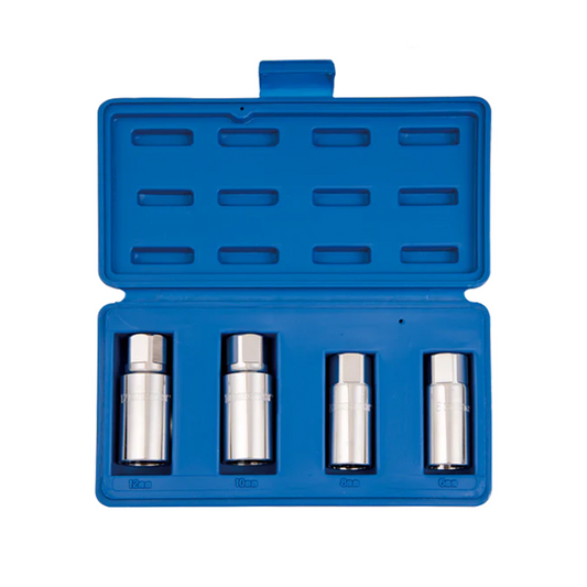 4 Piece 1/2" Roll Pin Extractor Socket Set