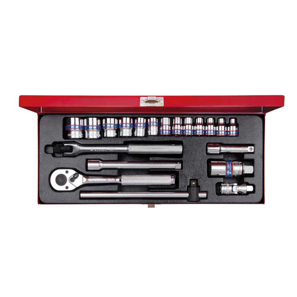 20-Piece 12-Point 3/8" Metric Socket Set