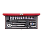 20-Piece 12-Point 3/8" Metric Socket Set