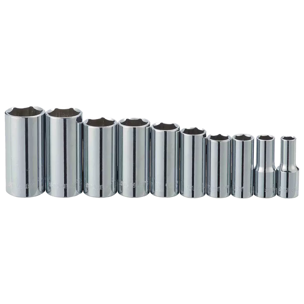 10pcs 1/2″ CR/V Socket Set