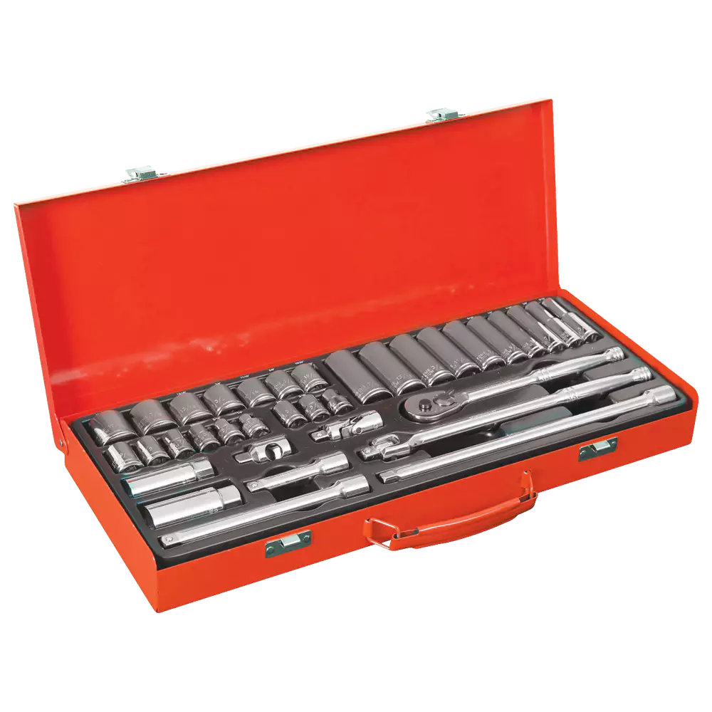 24pcs 1/2″ CR/V Socket Set