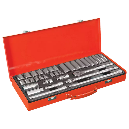 24pcs 1/2″ CR/V Socket Set