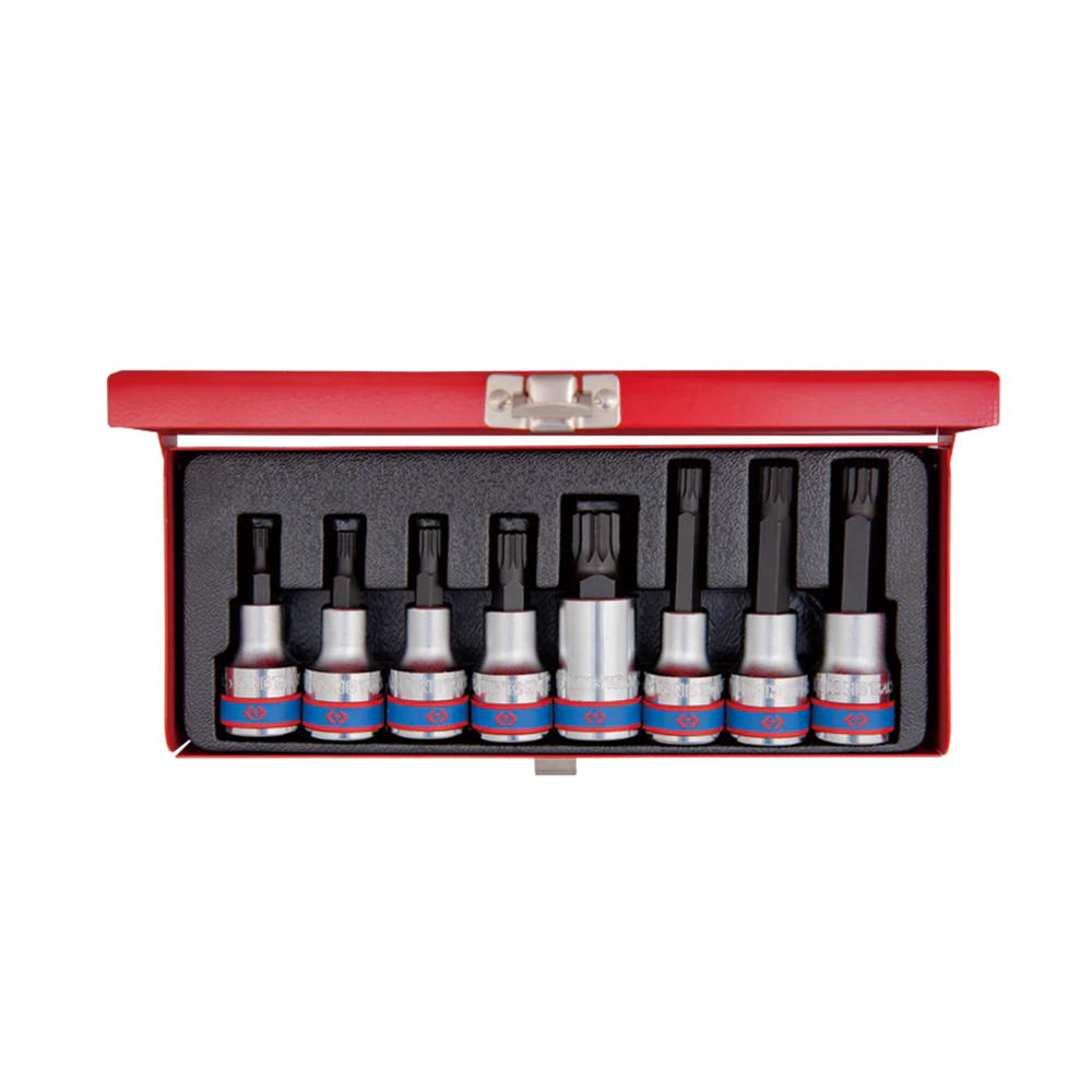 8 Piece 1/2" M5-M16 Socket Set