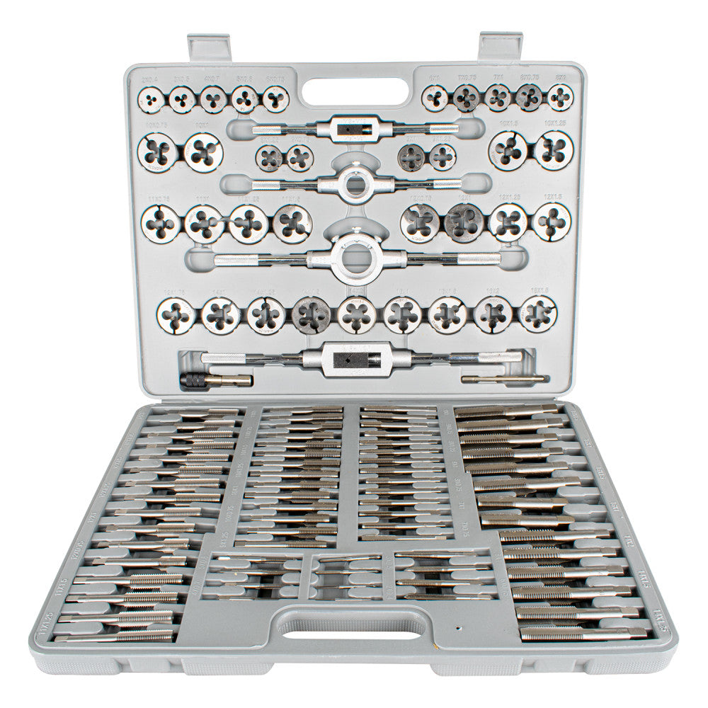 110 Piece Carbon Steel Tap and Die Set