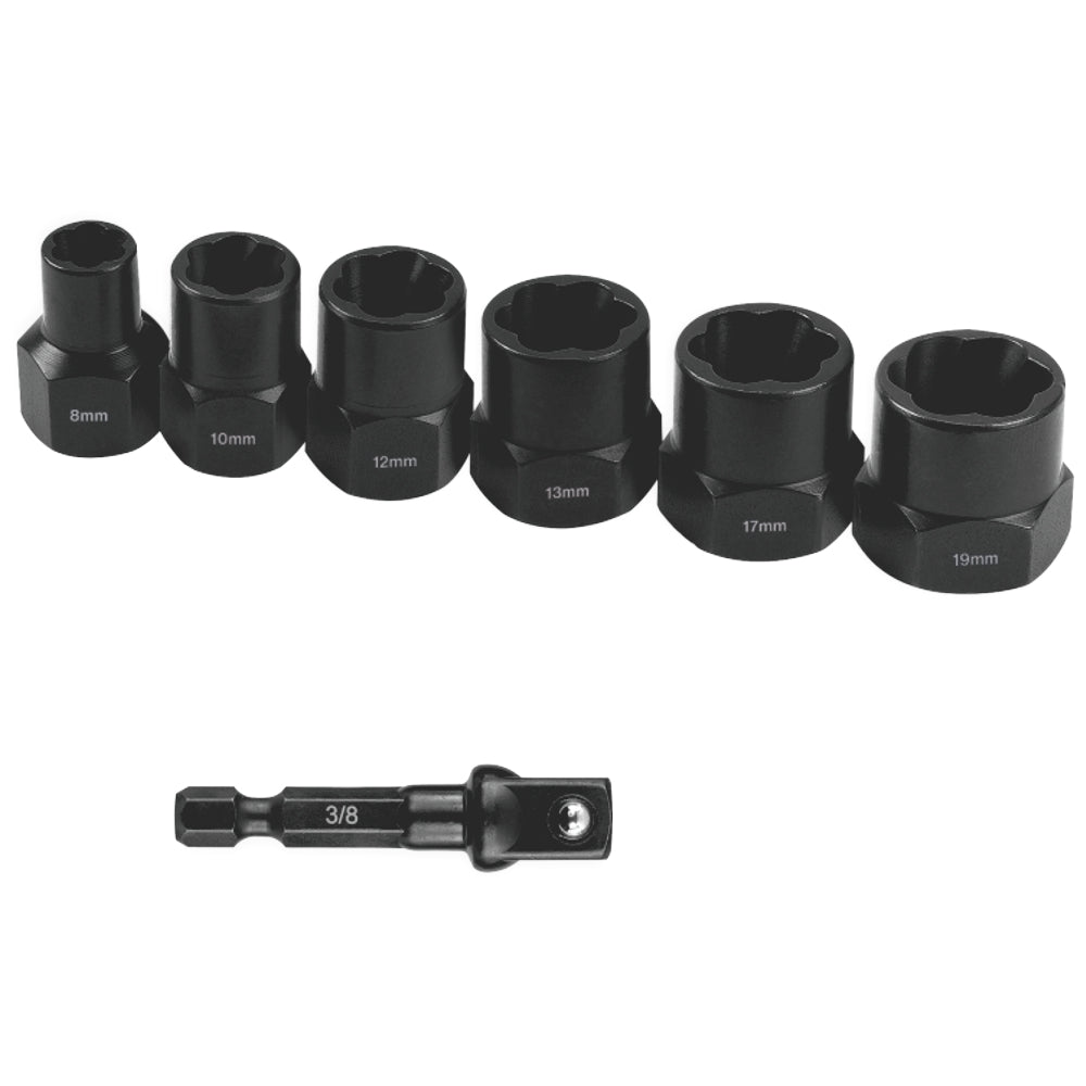 7-piece screw extractor set