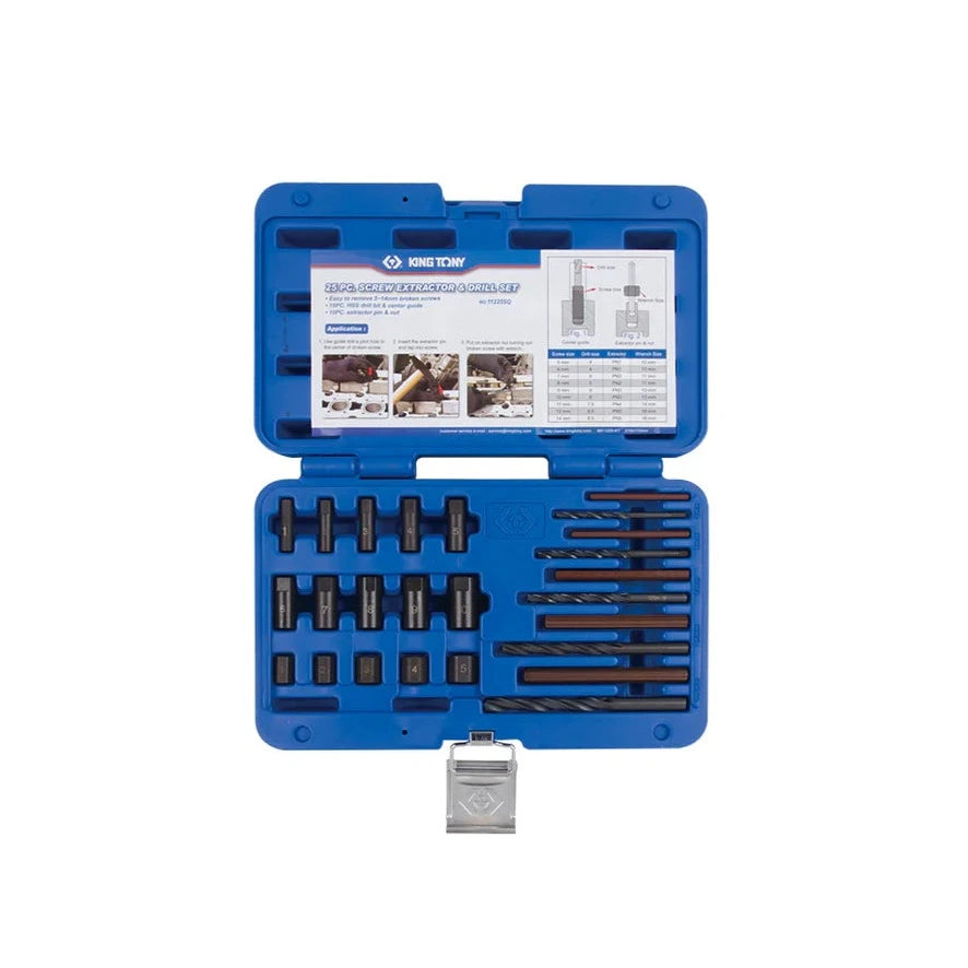 25 Piece Screw Extractor Set