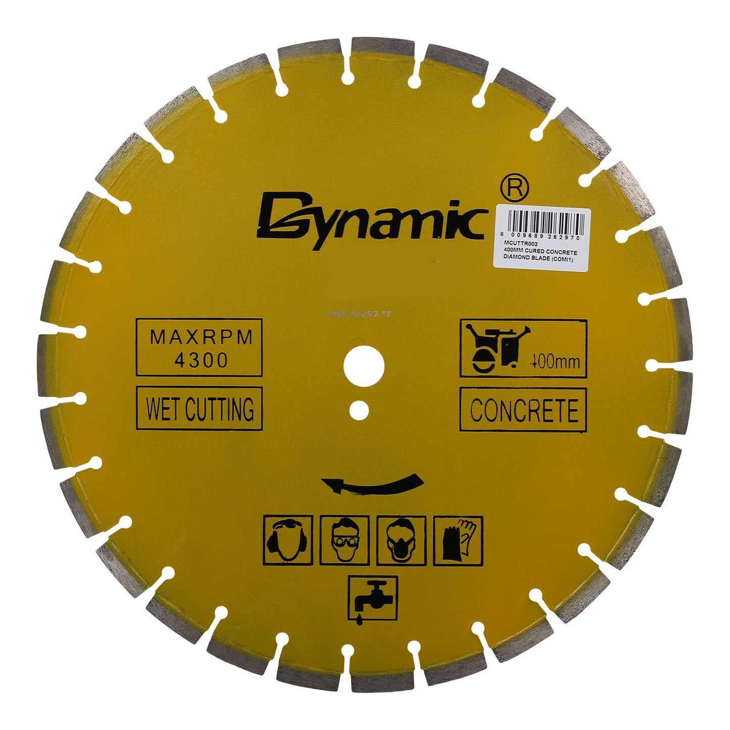 Diamond cutting disc for concrete 400mm