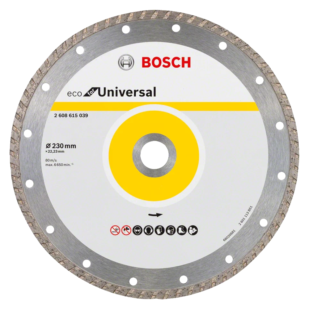 Professional universal economic cutting disc with 7mm continuous edge