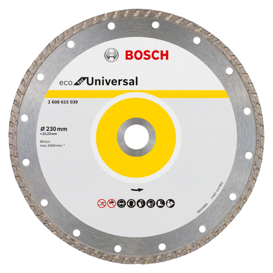 Professional universal economic cutting disc with 7mm continuous edge