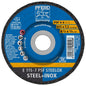 Grinding disc E 115x7.2x22.23 mm PSF STEELOX Universal Line for steel/stainless steel