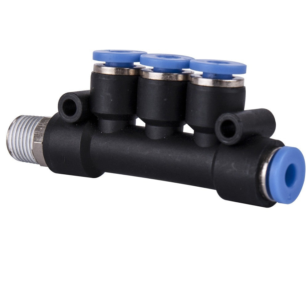 Polyurethane port collection hose fitting