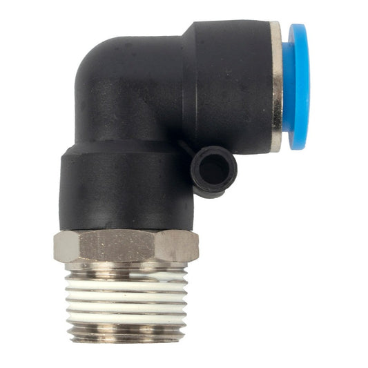 Elbow polyurethane hose fitting