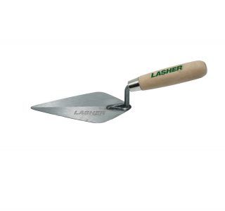 Sharpening spatula with wooden handle