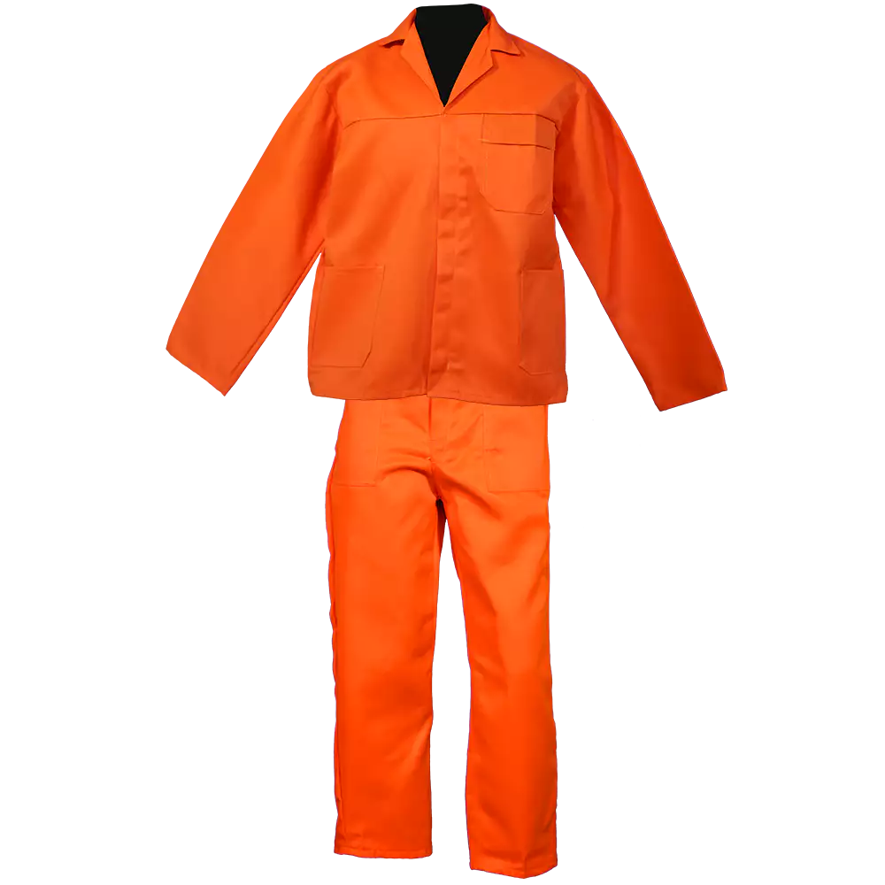 Two-piece polyester conti suit