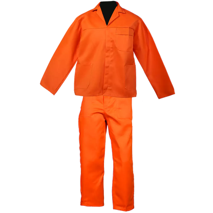 Two-piece polyester conti suit