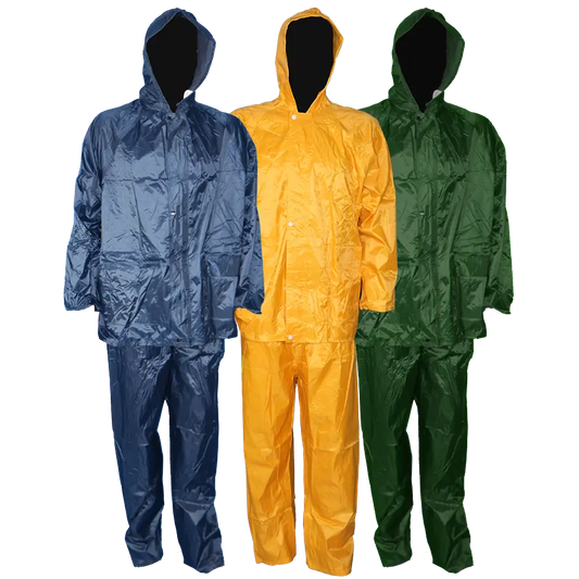 PVC rubber rain suit