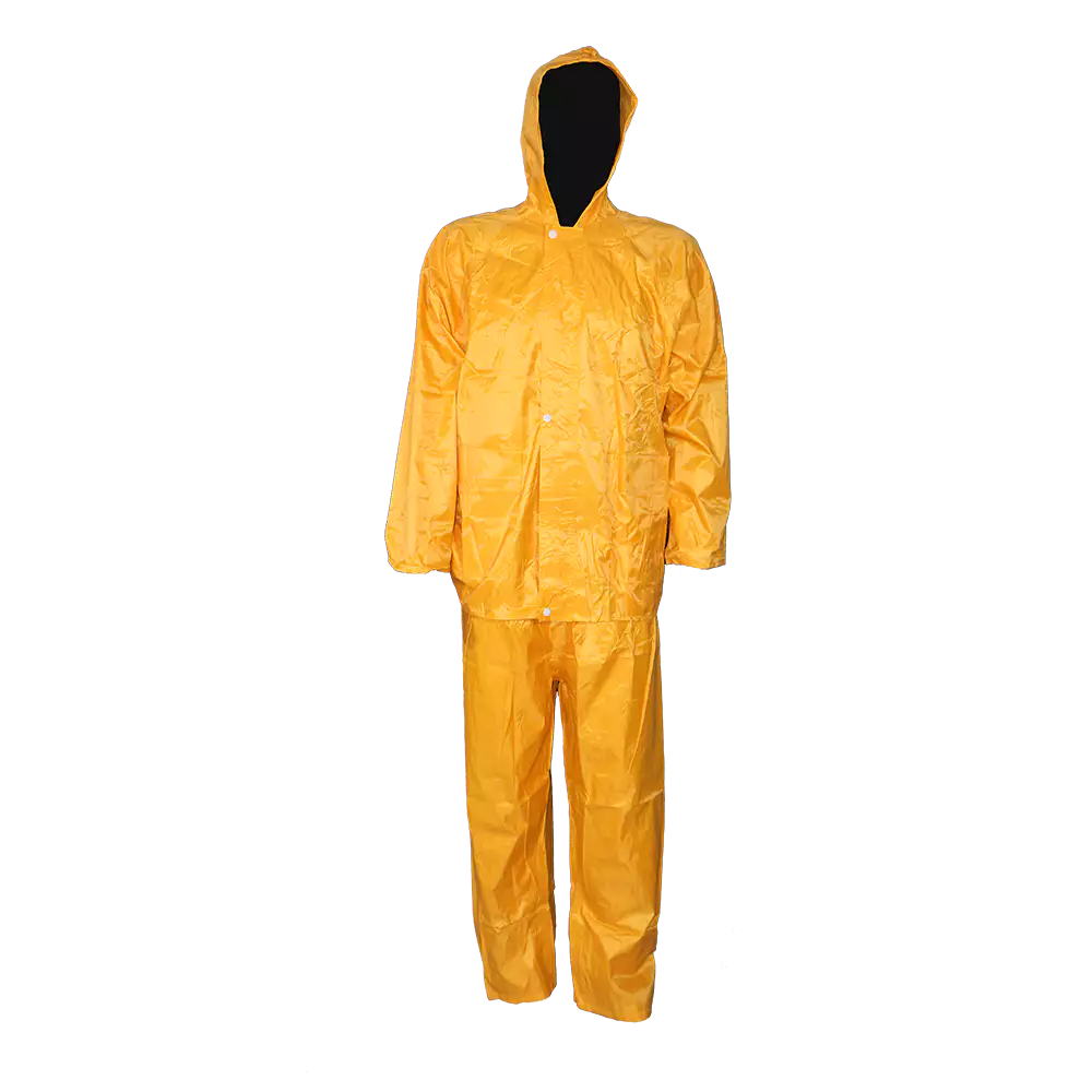 PVC rubber rain suit