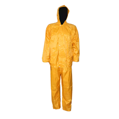 PVC rubber rain suit