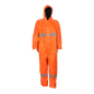 PVC rubber rain suit with reflective tape