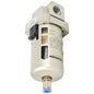 In-line water collector filter and 1/2" BSP regulator