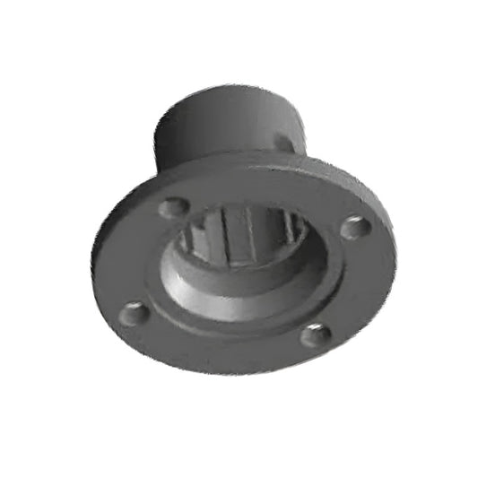 6-tooth splined billet female flange