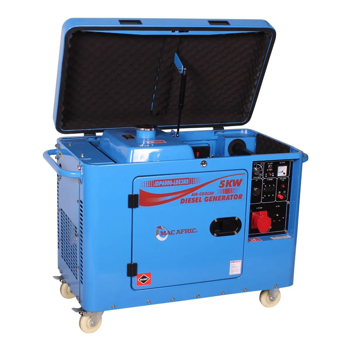 380V 6.5kVA 5KW Three Phase Backup Diesel Generator