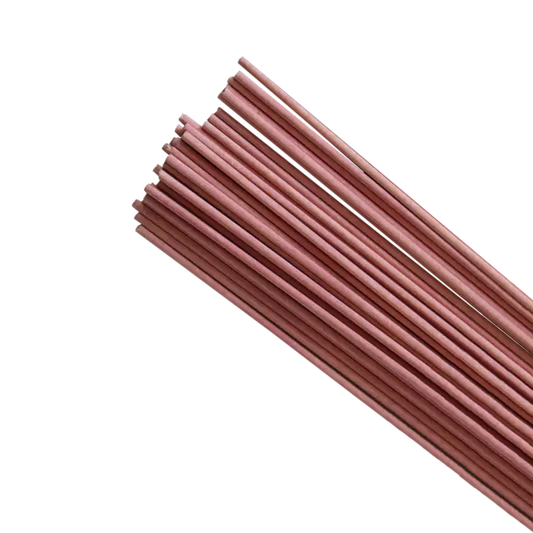 Bronze brazing flux coated rod