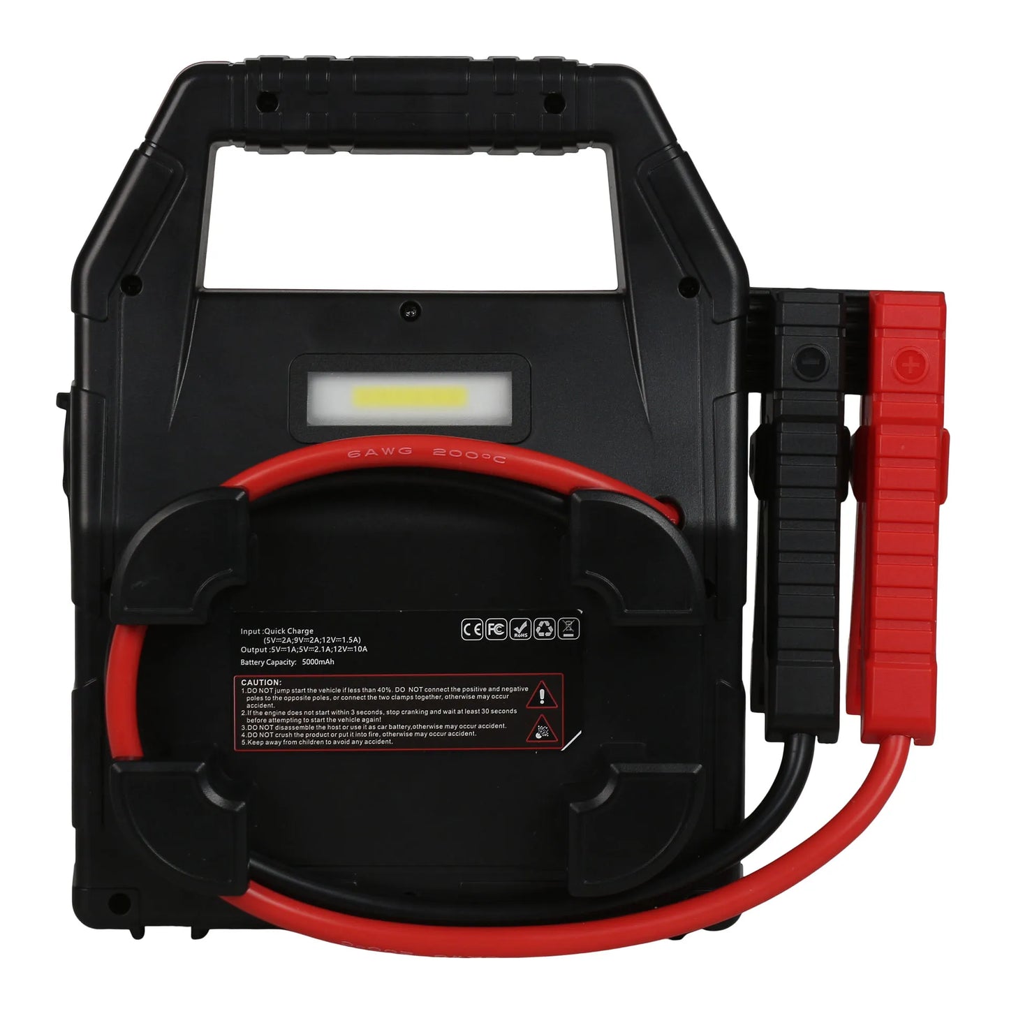 Professional jump starter (45,000mAH 12V~24V)