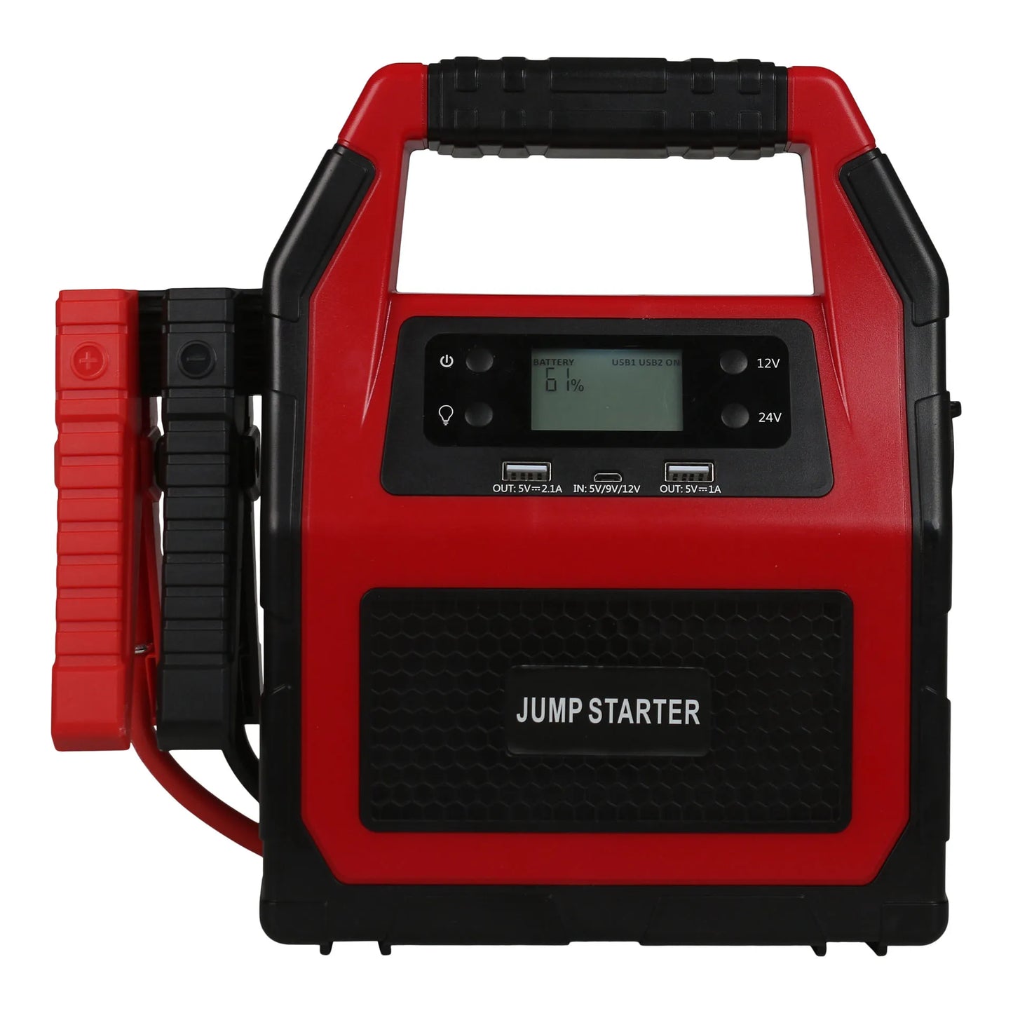 Professional jump starter (45,000mAH 12V~24V)