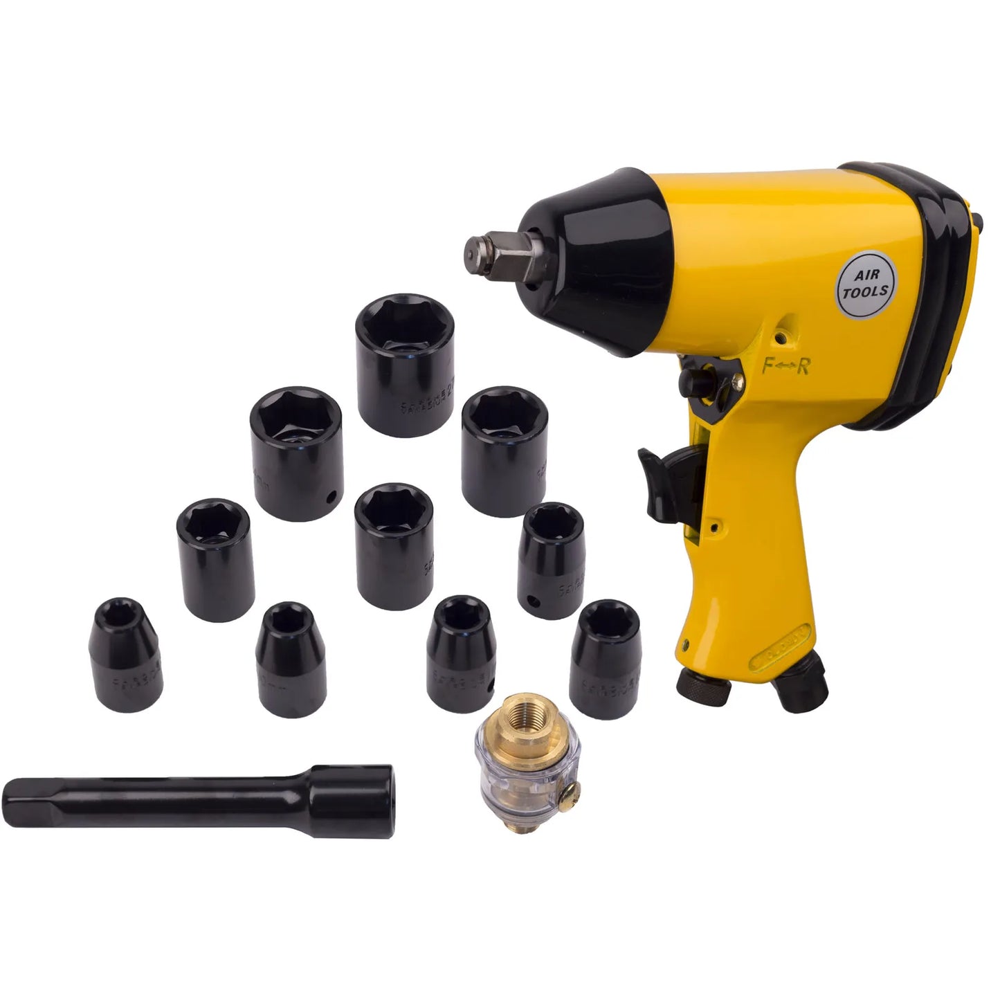 1/2" impact wrench kit with sockets