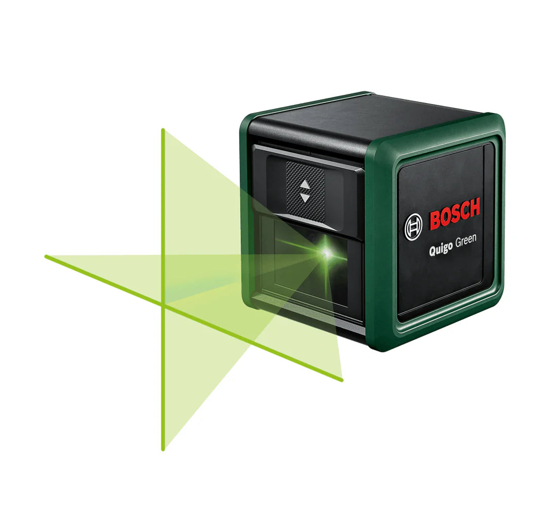 Quigo Green Self-Leveling Cross Line Laser with Tripod