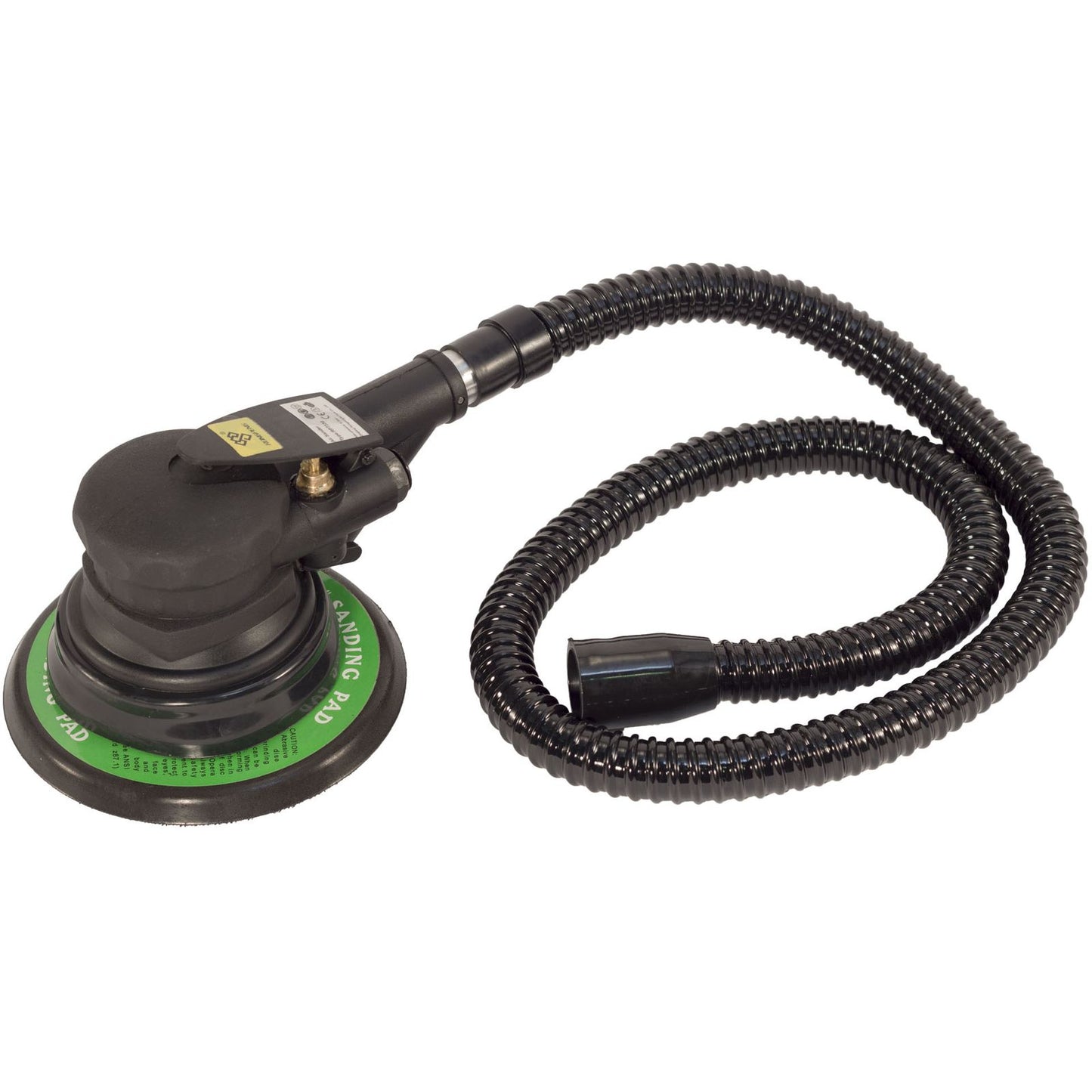 125mm self-priming dual action sander with vacuum hose