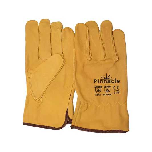 VIP TIG glove in yellow nappa leather