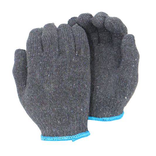 Gray cotton glove