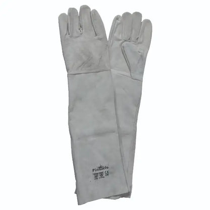 Double Palm Chrome Leather Glove