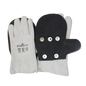 Brick leather glove with rubber palm