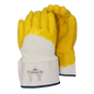 Comarex 3/4 Dipped Wrinkled Yellow Latex Glove