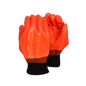 Orange PVC Freezer Mesh Wrist Glove