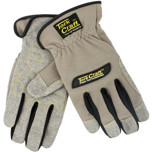 Spandex mechanical glove and synthetic leather palm