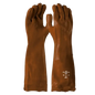 Resistant brown PVC glove