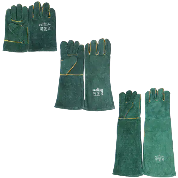 Welding Glove with Green Lining