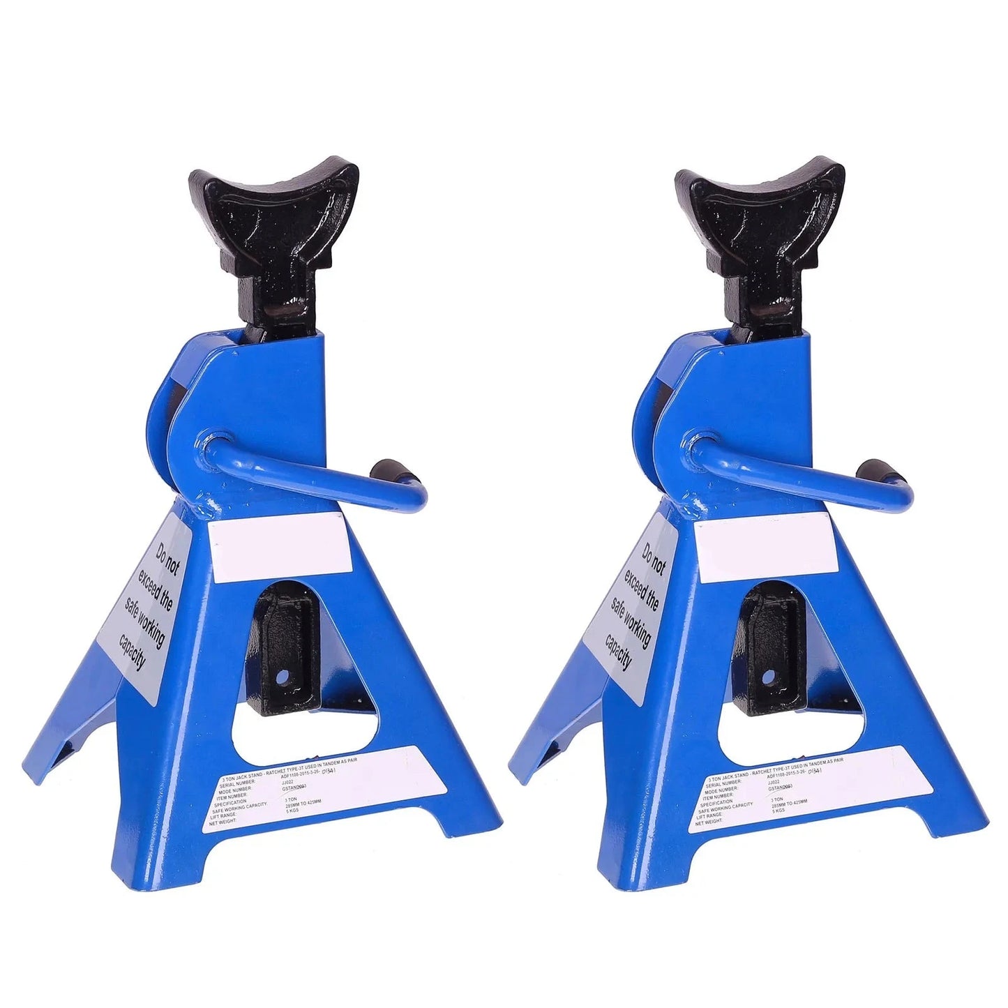 12 Ton Heavy Duty Steel Jacks (Pair)