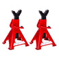 12 Ton Heavy Duty Steel Jacks with Anti-Sink Feet (Pair)