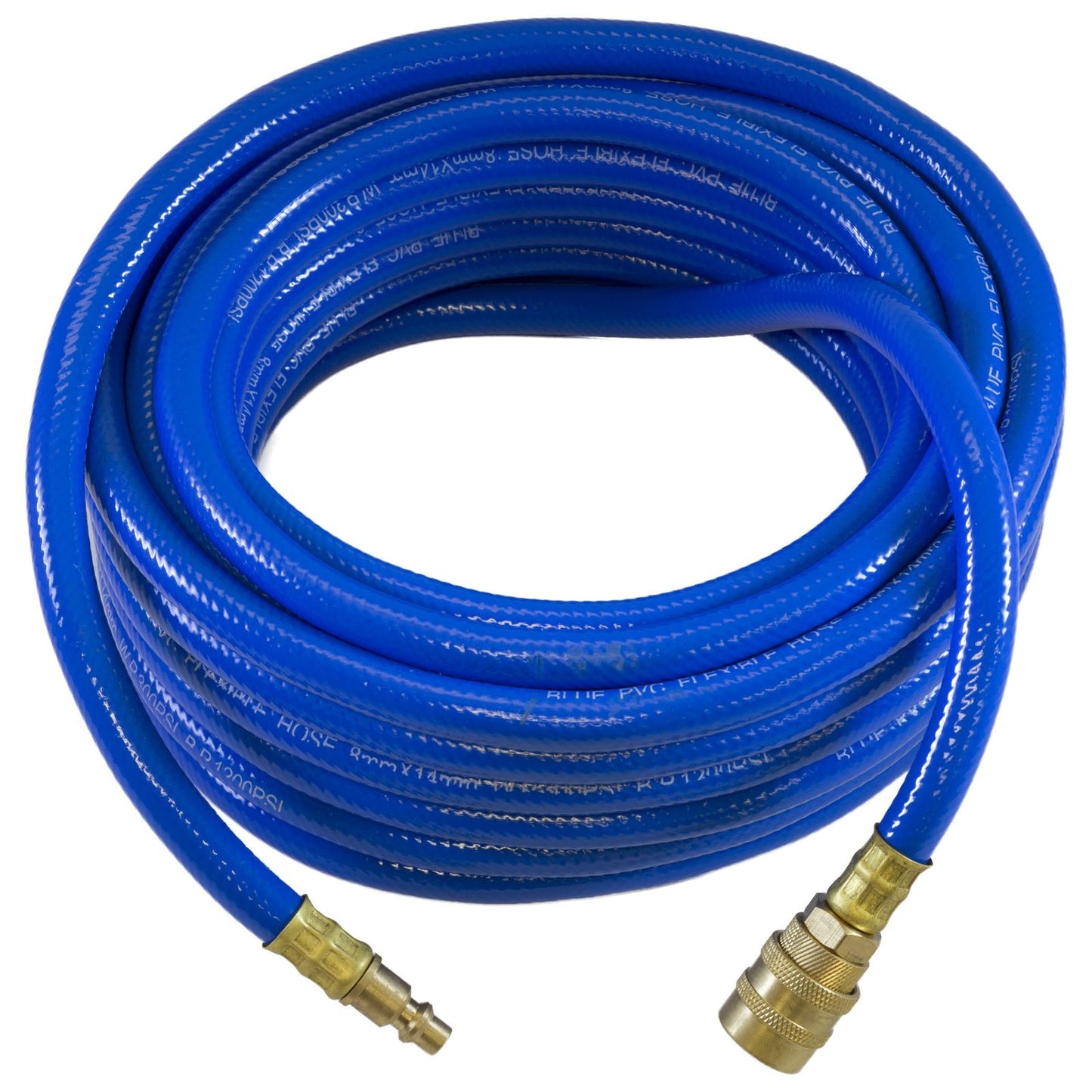 Blue PVC Flexible Air Hose with Couplers