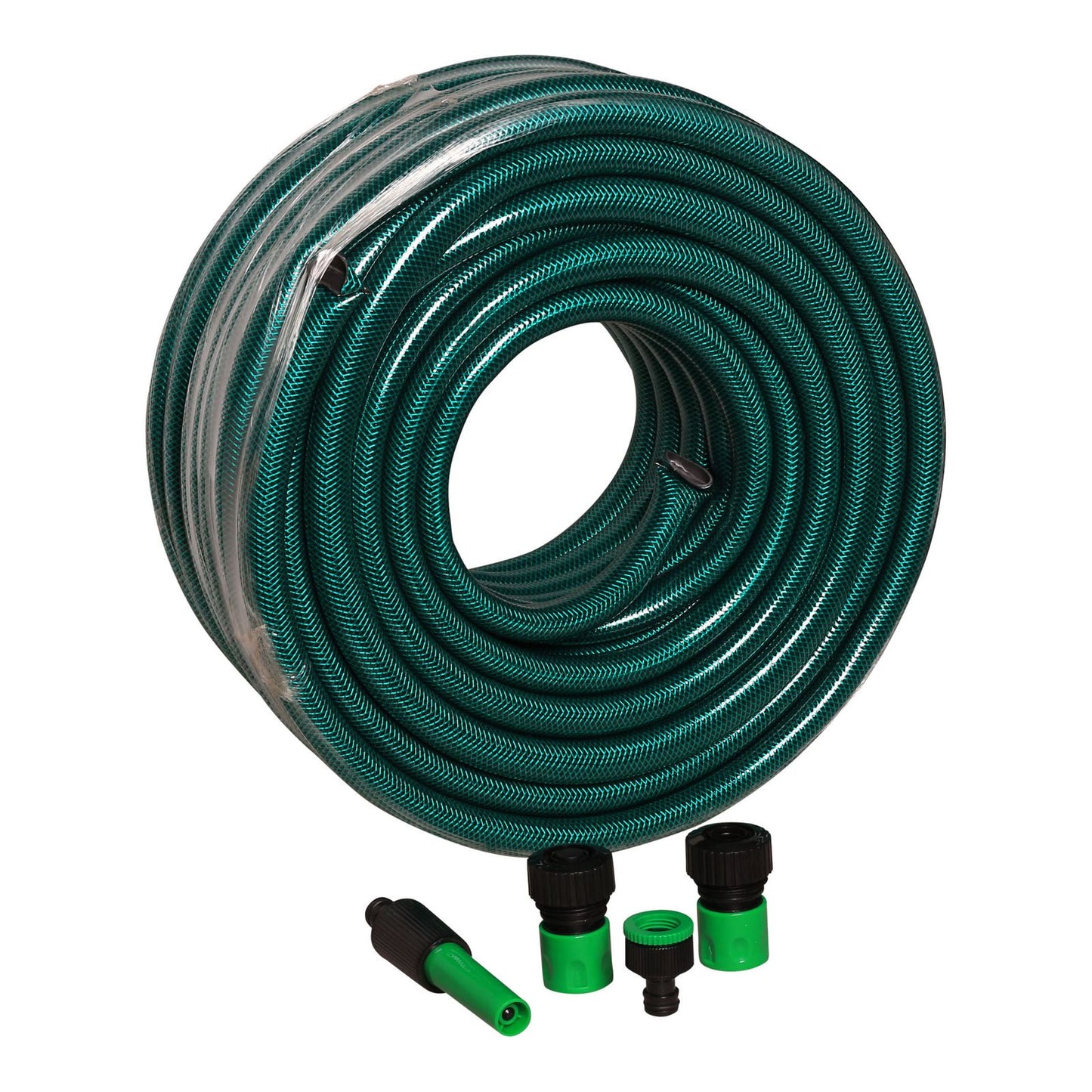 20mm x 30m garden hose with 4-piece accessory set