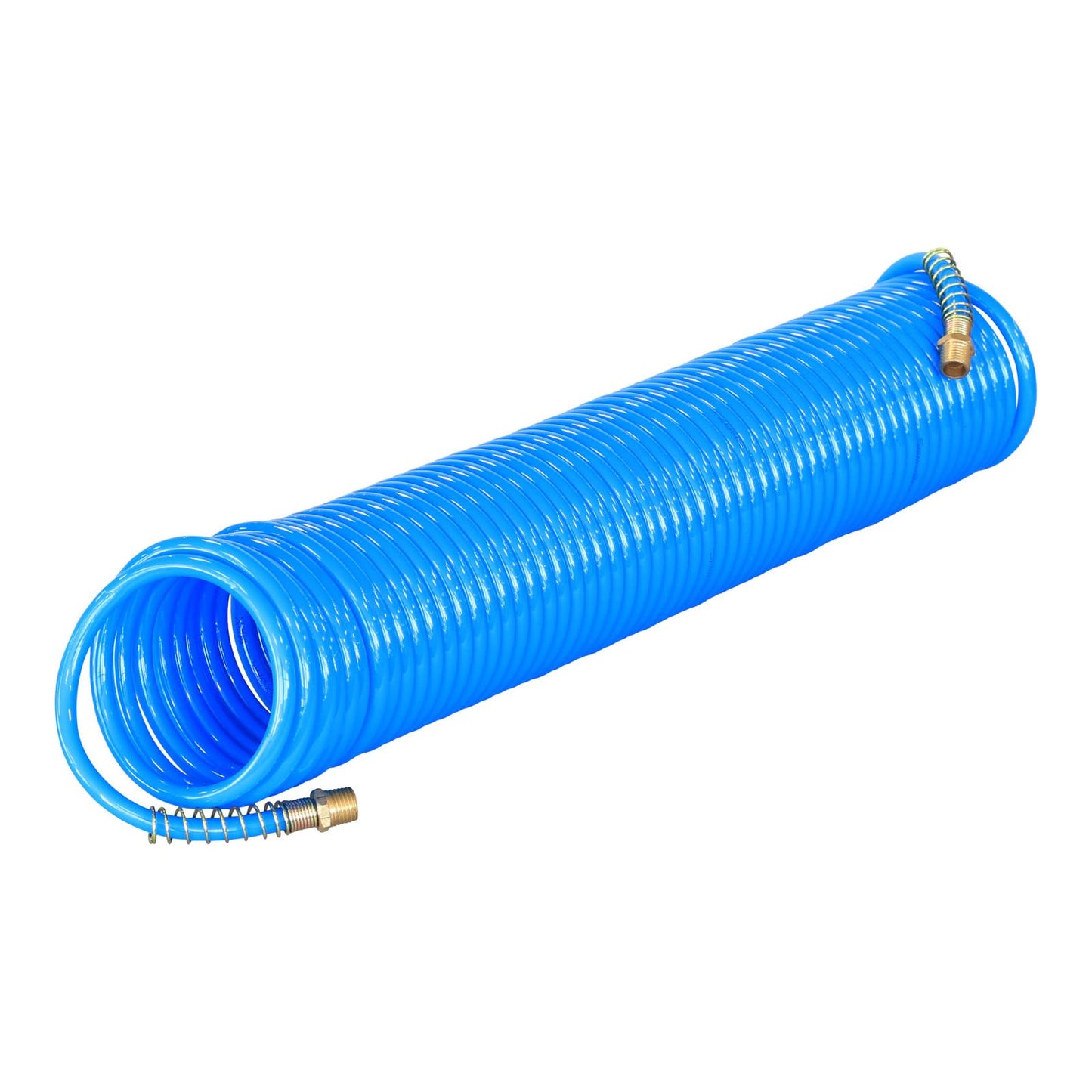 Recoil hose with M1/4" adapter (steel) and spring